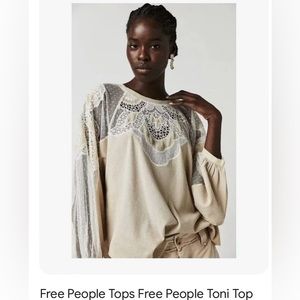Women’s Free People Toni Top. Size XL. NWOT